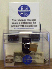 Promote Awareness Coin Box